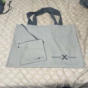 Gray Tote Bag